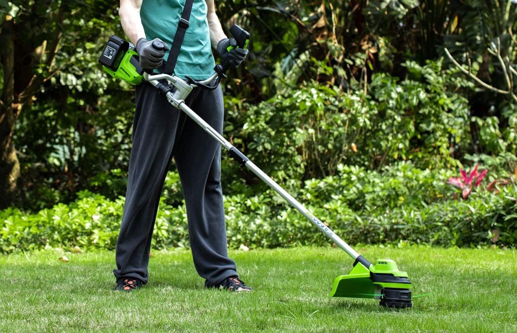 Professional New-Rear Motor-Design-DC40V (2X20V) Double-Li-ion Battery/Cordless/Electric-Brush Cutter/Grass Trimmer-Garden Power Tools