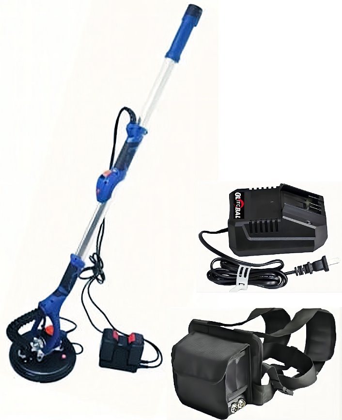 New-2X4000mAh-Li-ion Battery-Brushless Motor Design-Powerful Cordless/Electric-Dryall Sander/Wall Polisher-Polishing Construction Machine-Power Tools