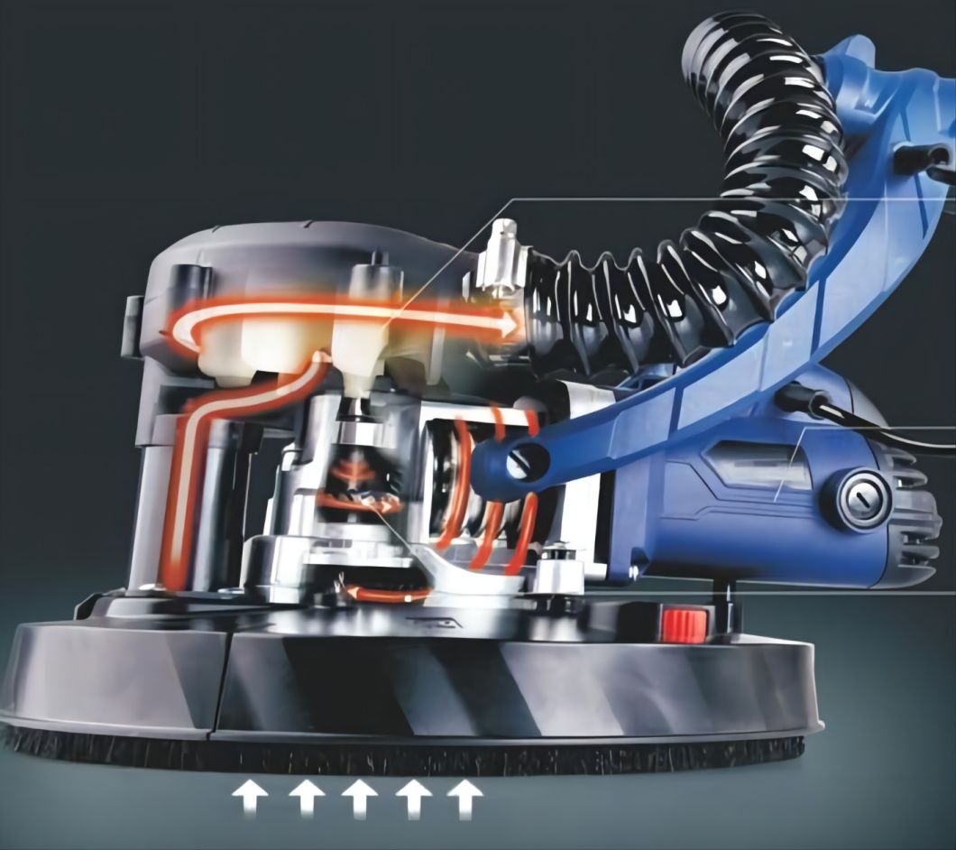 New-2 Strips 7W LED Light-Professional Electric-Drywall Sander/Wall Polisher-Polishing Machine-Power Tools