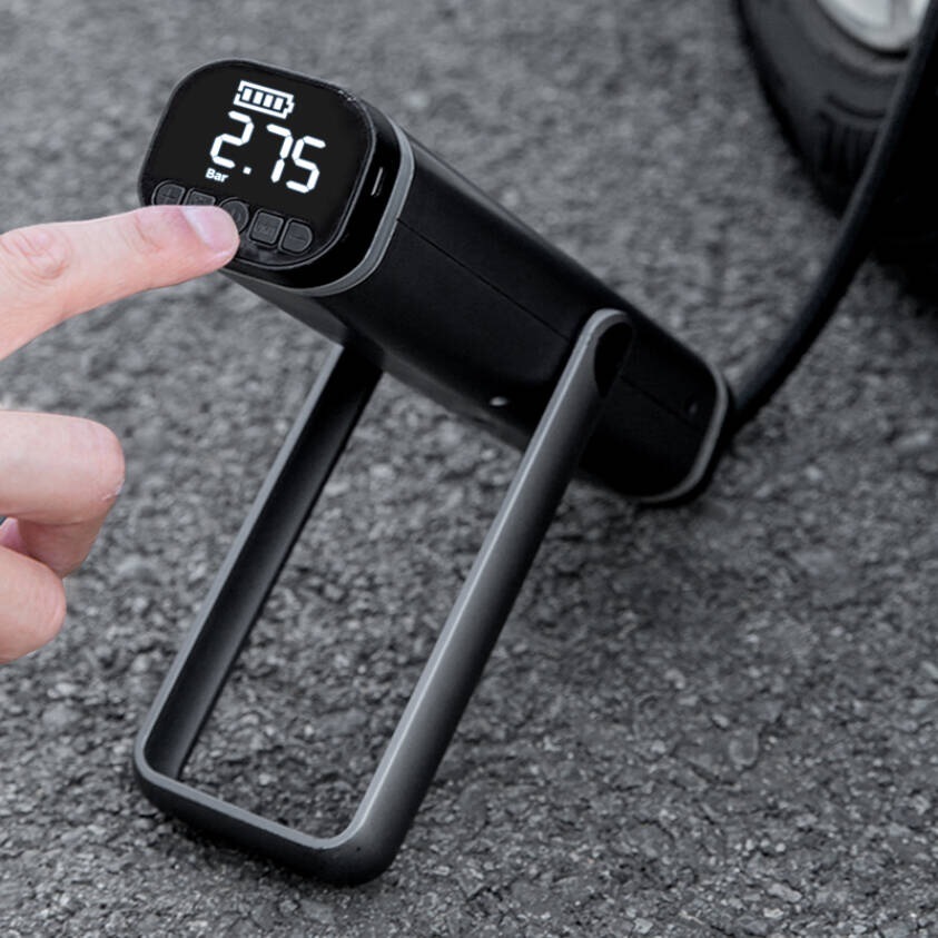 Powerful-Li-ion Battery Cordless/Electric Air Compressor/Pump-Car/Vehicle/Bicycle-Tyres Inflator/Inflations Machine-Power Tools