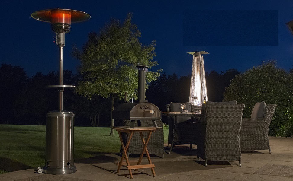13kw Powerful-Stainless Steel Outdoor Patio Standing-Gas Heaters/Heating Equipment-for Winter Season