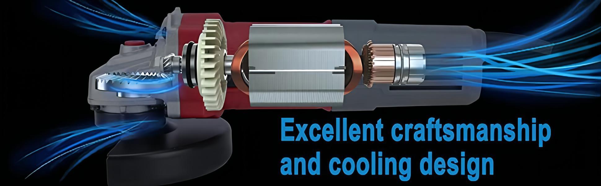 Industry-Grade Level-Professional Model-Electric Metal Working-Power Tool Machines-Angle Grinder