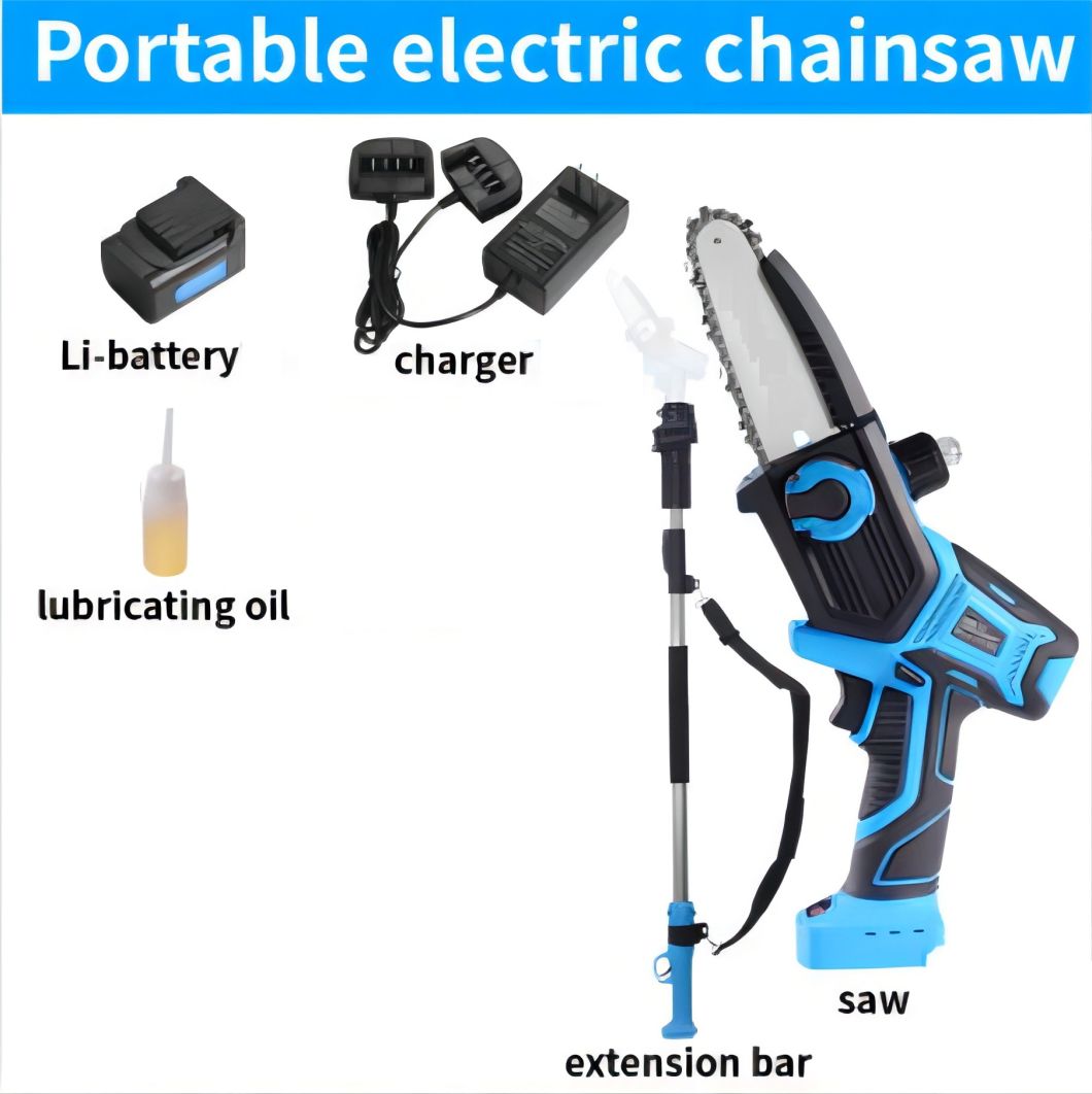 New Product-DC16.8V-Max Li-ion Battery-Cordless Multi-Garden Tool-Machine Set-Short/Long-Reach Branches-Cutting-Chainsaw/Lopper