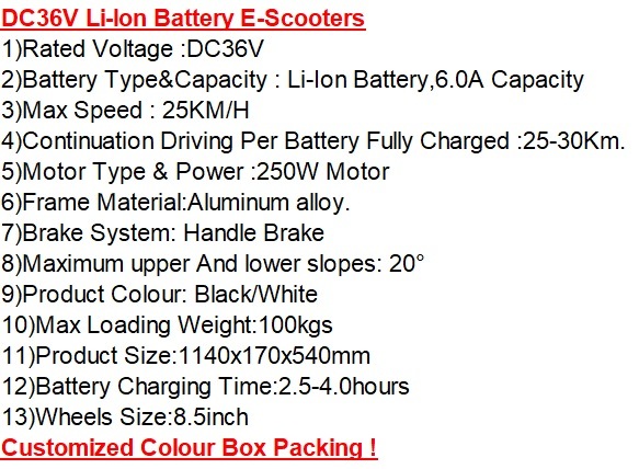 New-Green Technology-Li-ion Battery/Electric-Vehicle/Bike/Bicycle/Scooters-Commuters/Sports-E-Scooters