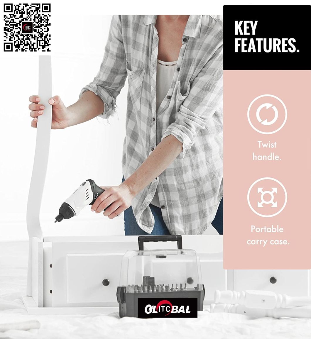 CH036m01 Powerful Lithium Battery Cordless Screwdriver Set