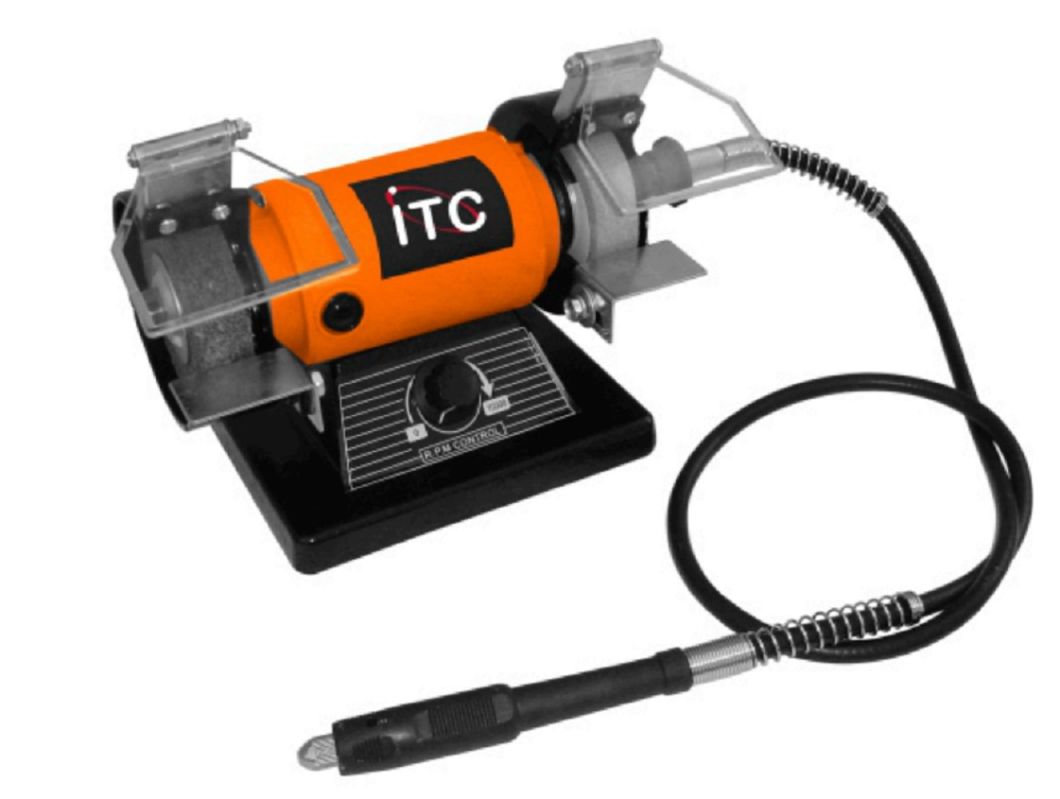 Multi Electric Polishing Bench Grinder with Flexible Shaft Power Tool