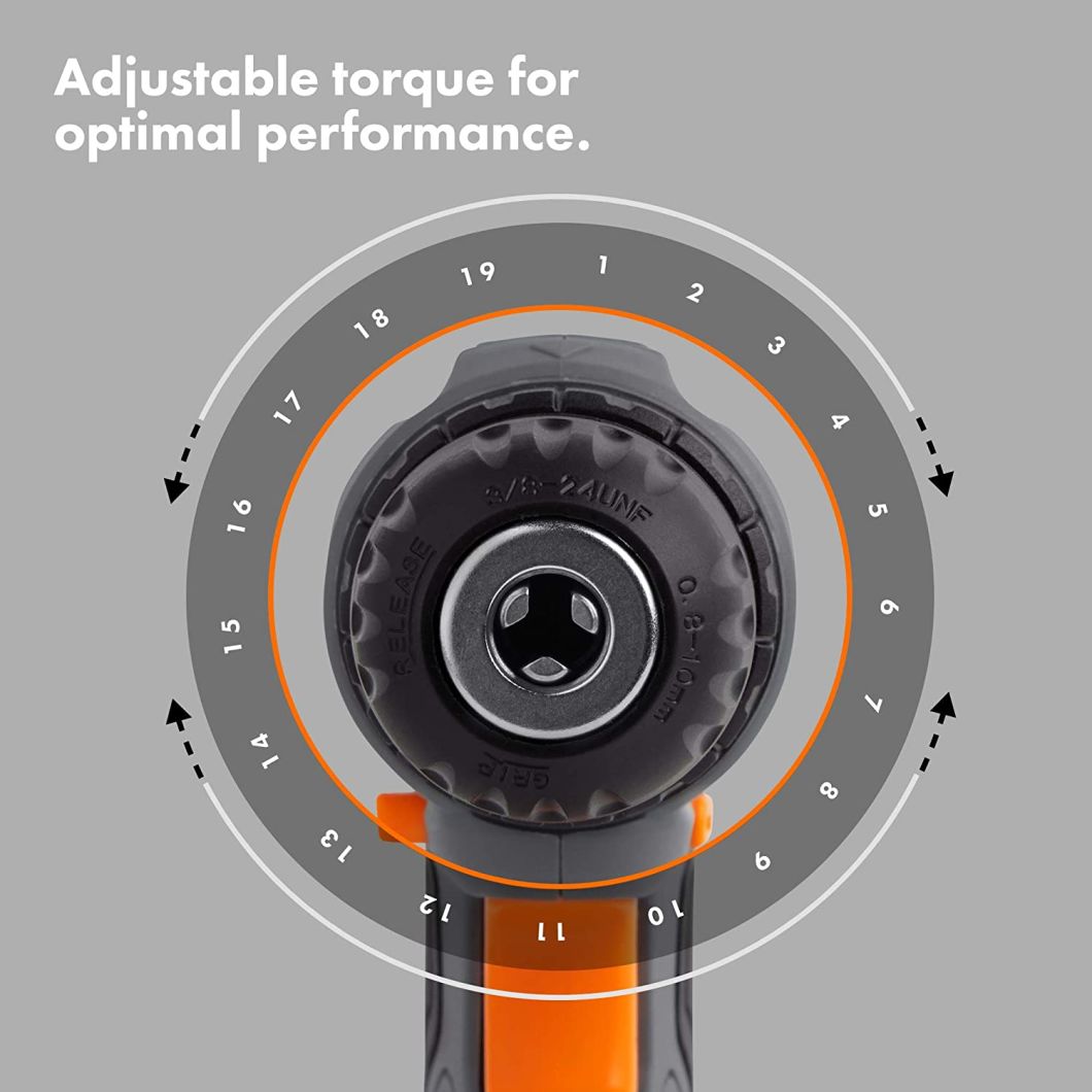 Super Powerful Lithium Battery Cordless Drill Electric Power Tool Set