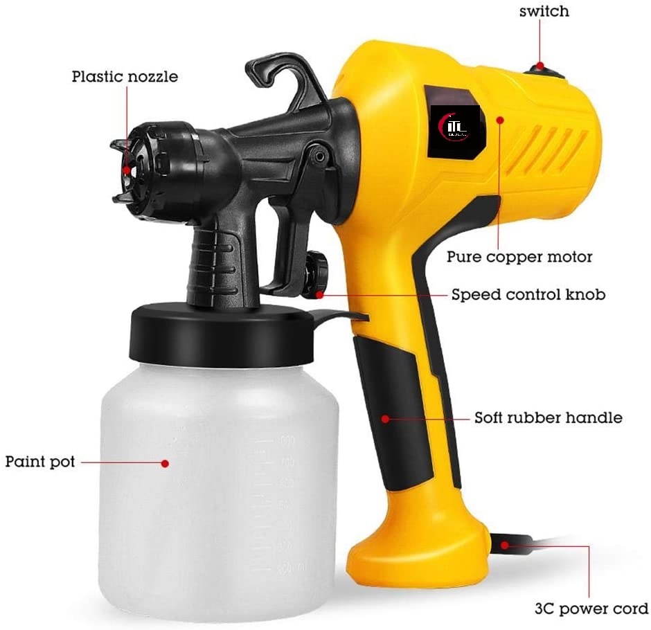 Lightweight Electric Spray Gun Painting Power Machine Tool
