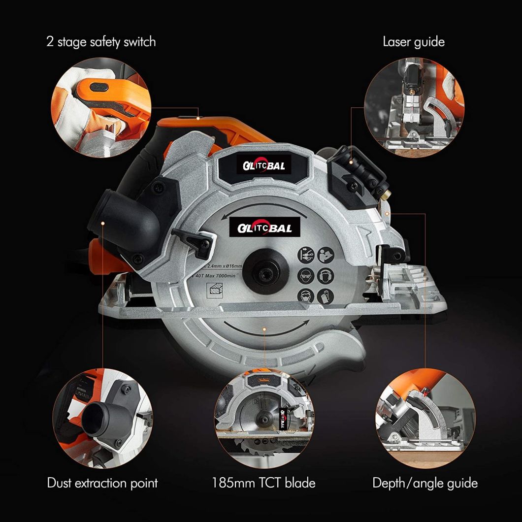 1200W 185mm Electric Circular Saw Power Tool