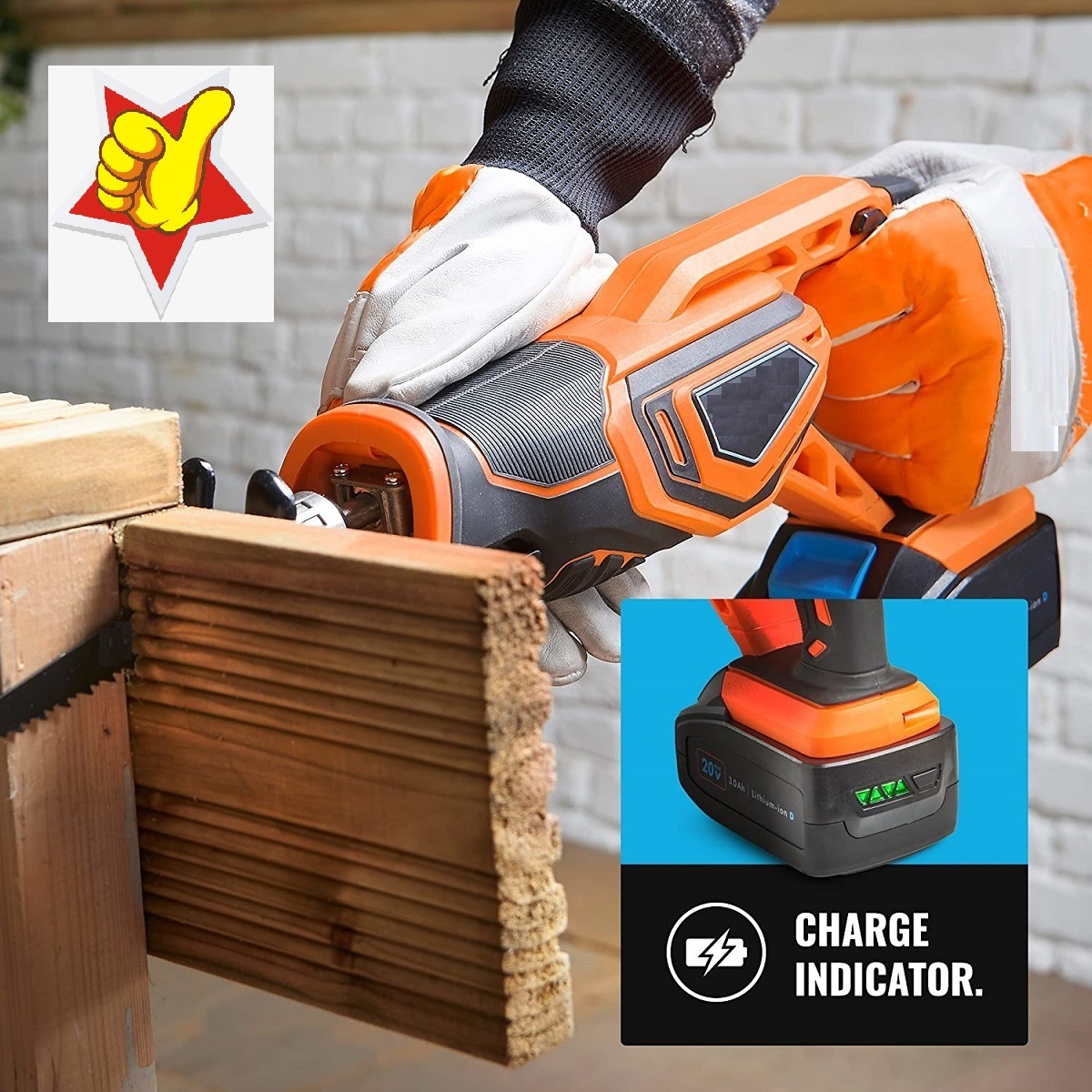 Electric Cordless Reciprocating Saw Power Tools - 18V Family Range