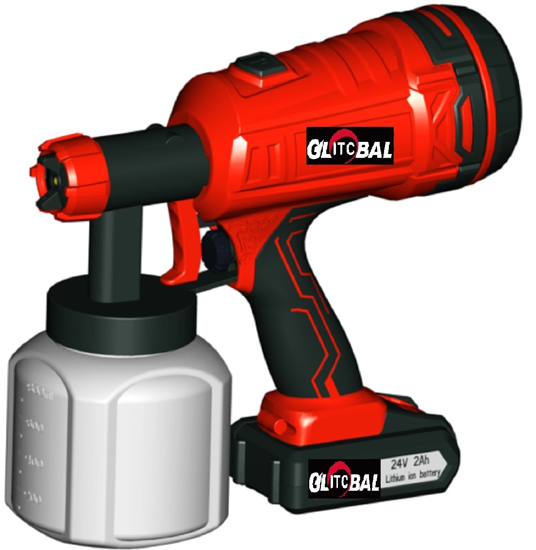 18V (20V Max) Greenline-Cordless/Electric Painting Sprayer Gun-Spraying Power Machine Tool