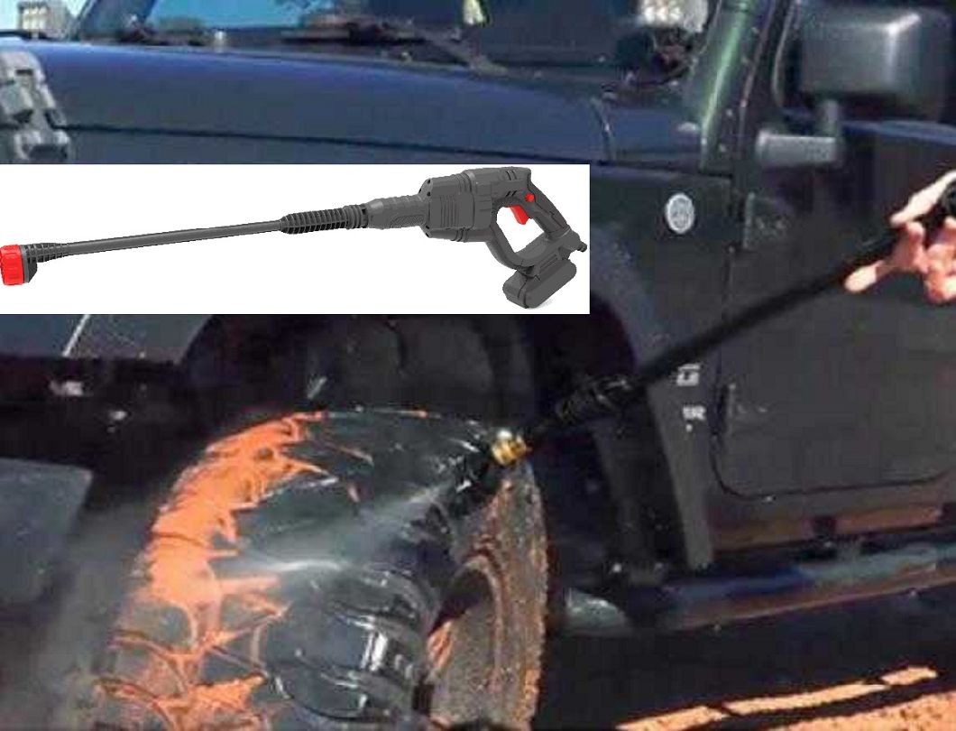 New Powerful-Gun Style-DC20V Li-ion Battery-Cordless/Electric-High Pressure Washer Machine-Power Tools