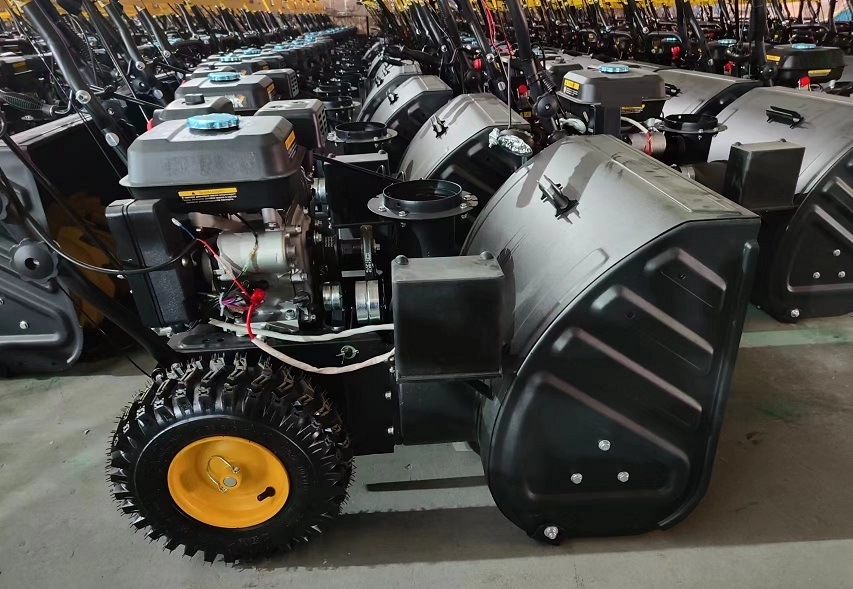 Professional Petrol/Gasoline-196cc/7HP Powerful-Engine Winter Season-Snow Blower/Thrower/Plows-Garden Power-Tool Machines