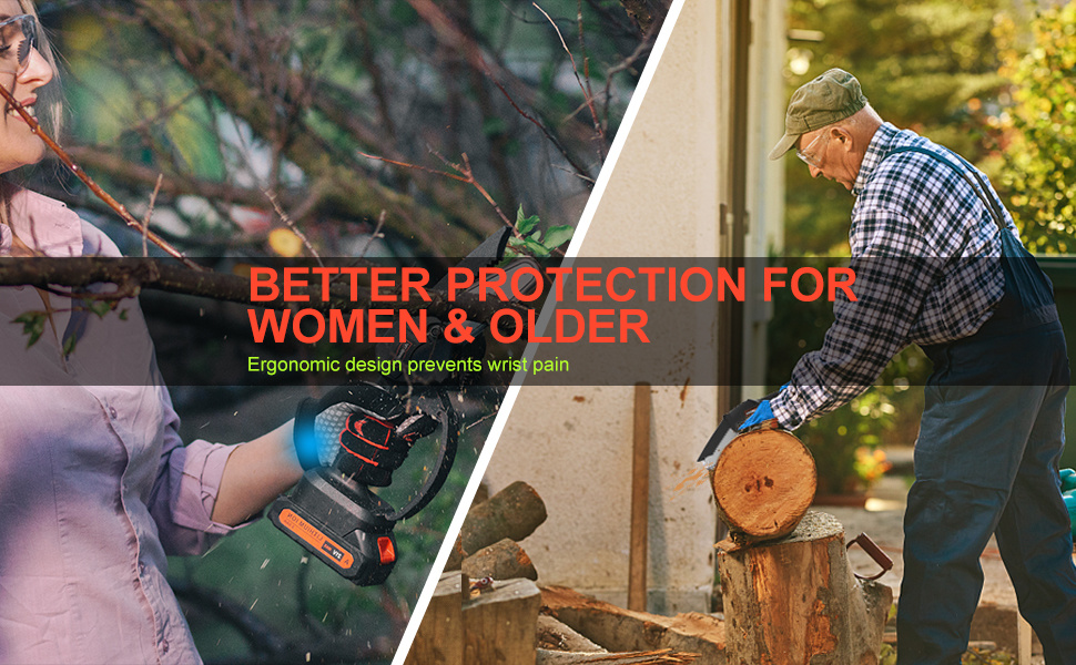 10% off-New Professional-DC20V Max-Li-ion Battery-Cordless/Electric-Garden Power-Tool Machines-Chainsaw