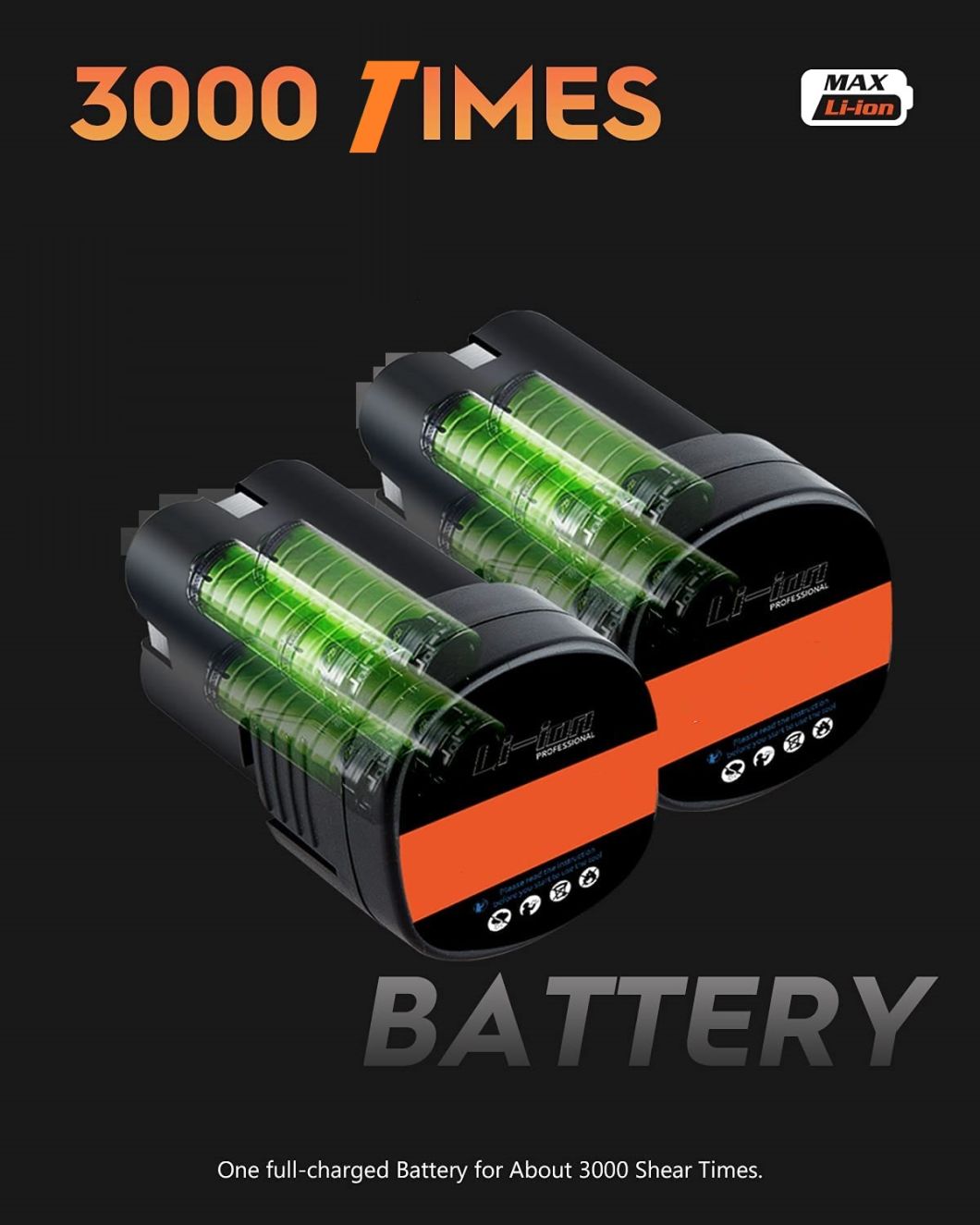 New Professional-LCD Display-Li-ion Battery-Cordless/Electric-Garden/Farm-Trees/Branches Pruning Shears/Secateurs/Loppers-Power Tools