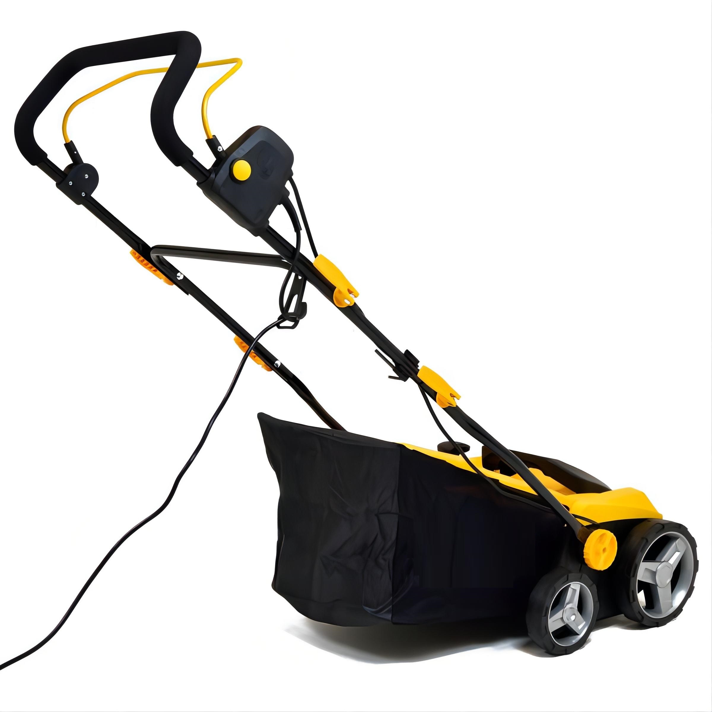 2022-2023 Unique-Design 1800W-Powerful Electric-Garden Power-Tool Machines-Lawn Yard/Artificial Grass/Leaves/Debris-Brush Sweeper