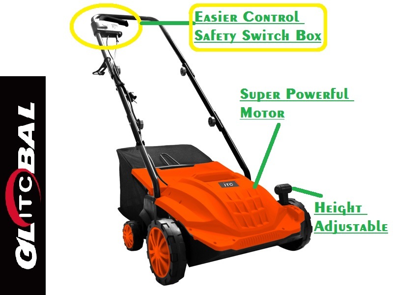 1500W Super Powerful Garden Electric Scarifier&Aerator/Tiller Power Tools