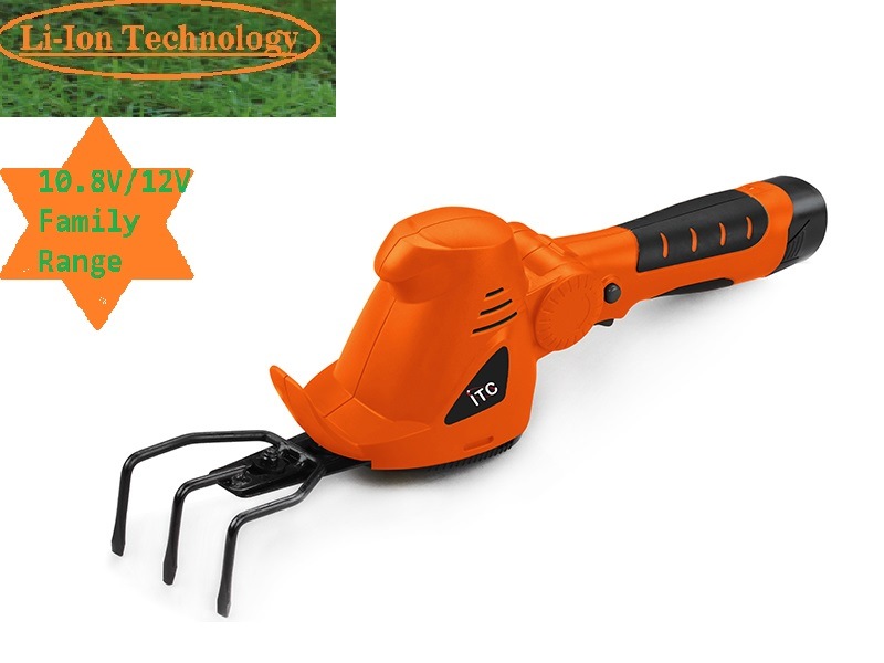 12V Max-Lithium-Ion-Battery Cordless/Electric Multi Garden Grass/Hedge Trimmer/Shear/Cutter-Power Tools