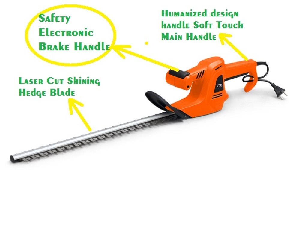 Professional Electric Garden Hedge Trimmer-Double/Dual Blade Cutting-Actions Power Tools
