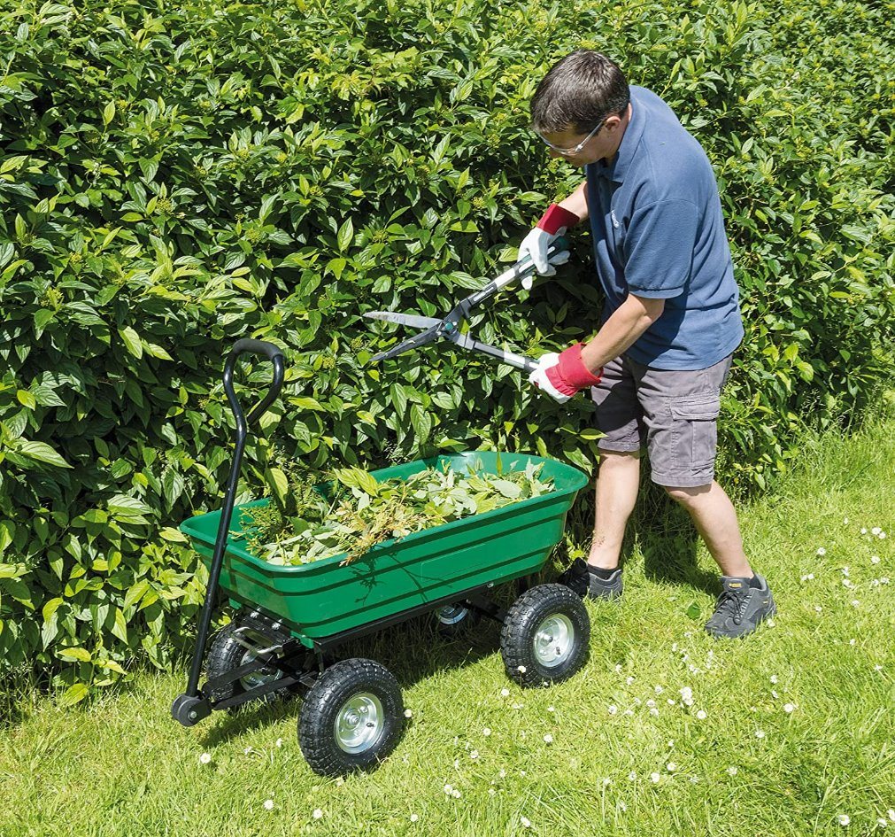 400kgs Heavy Duty Garden Trolley/Cart/Wheelbarrow Tool