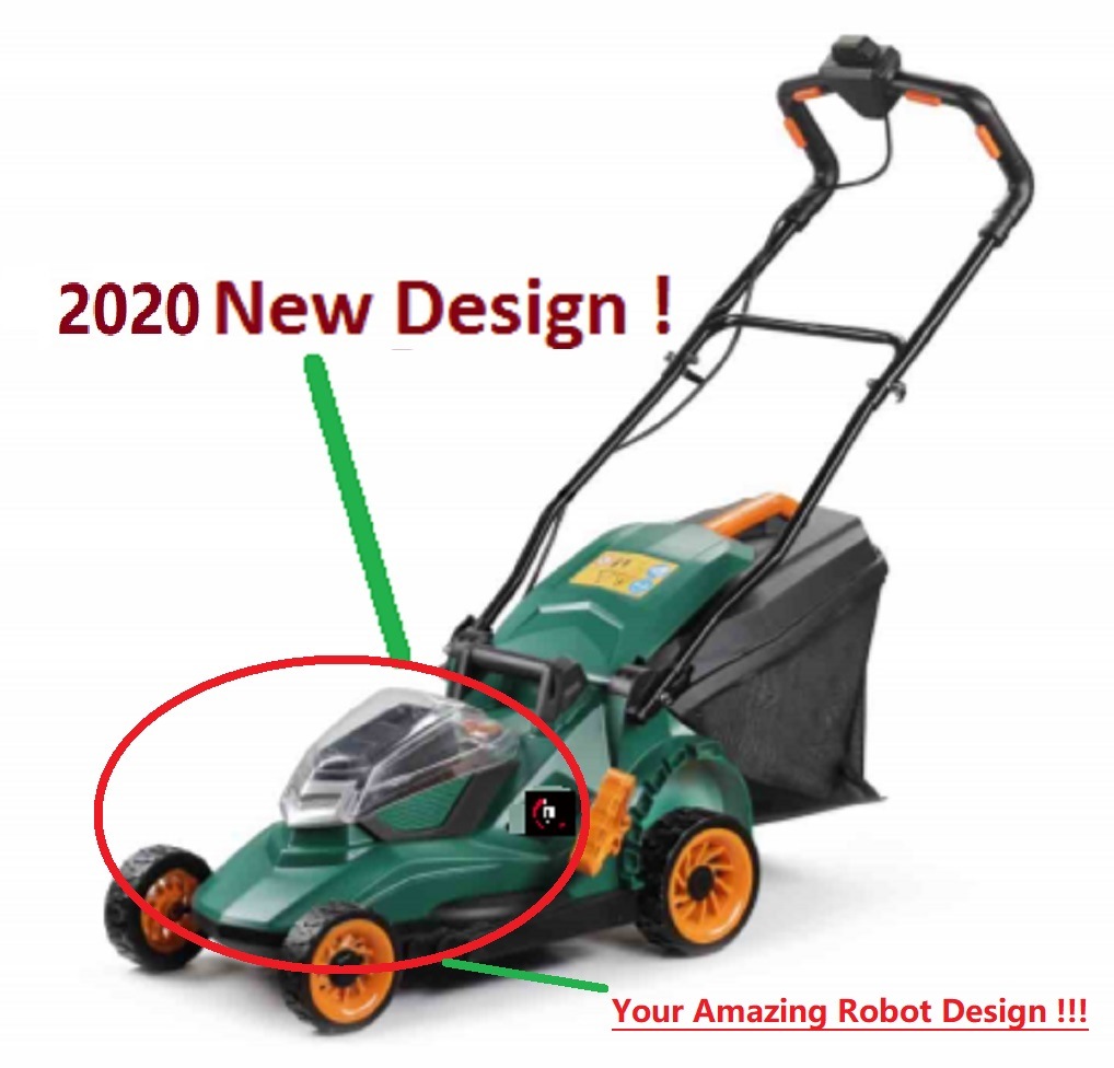 New-Nicer Design 40V Robot Li-ion Battery Cordless/Electric Lawnmower-Garden Power Tools