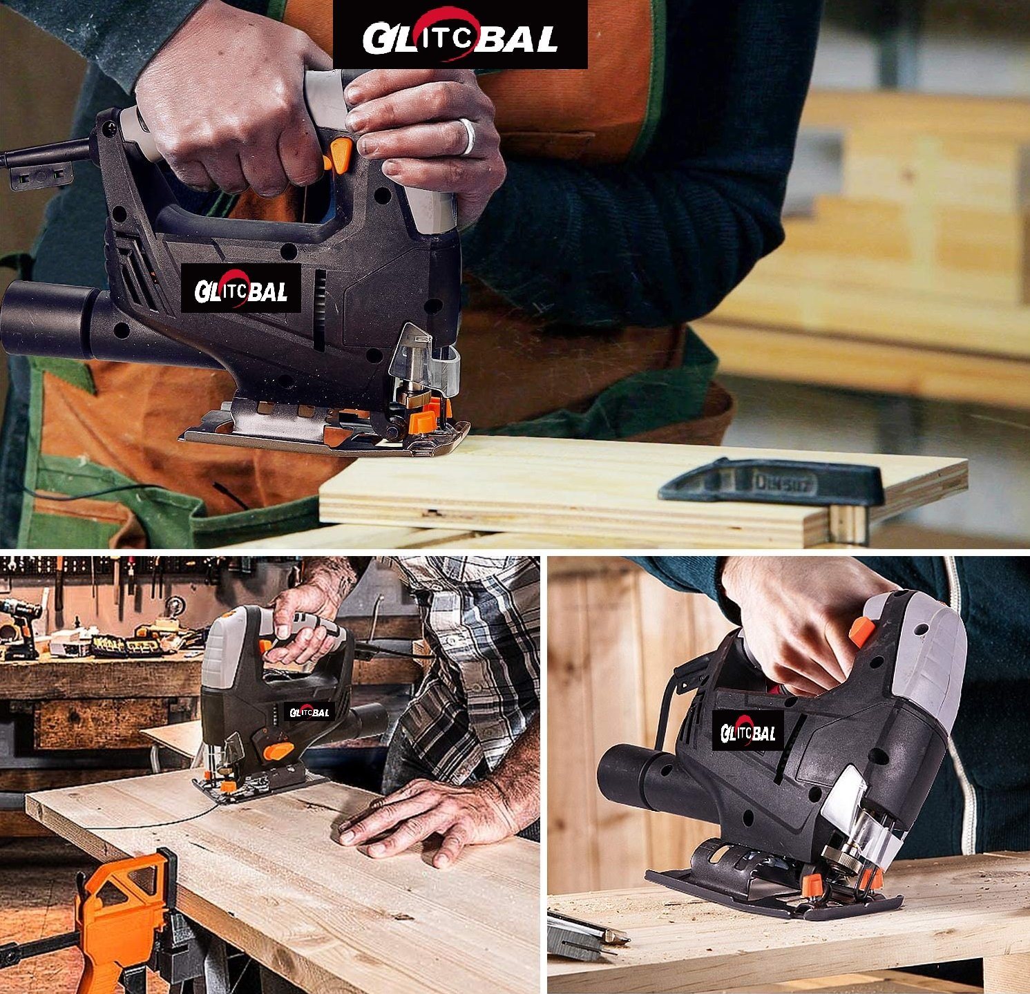 Electric Jigsaw 600W with Different Variable Speed Settings