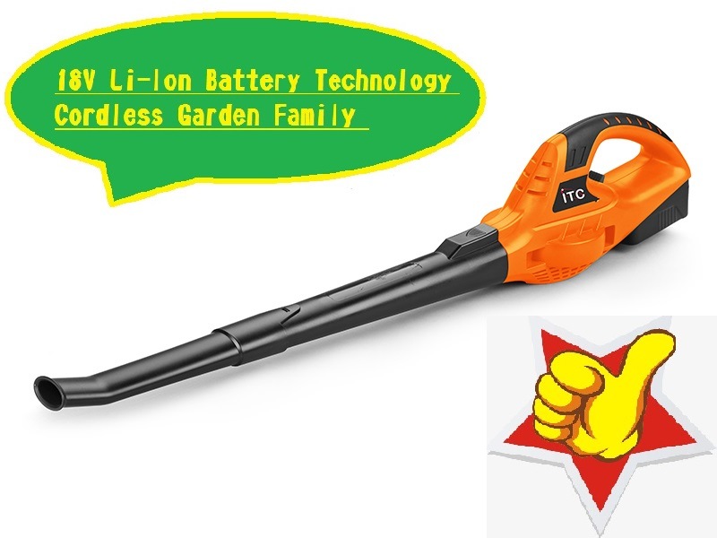 18V (20V Max) Cordless Electric Garden Leaf Blower-Power Tools