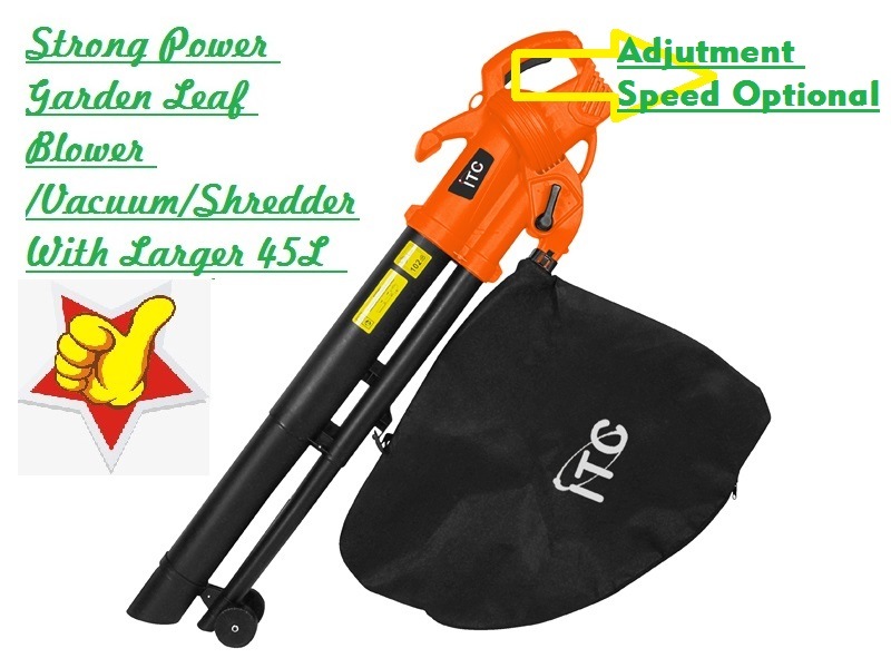 Electric Garden Multi Leaf Blower/Vacuum/Shredder Machine