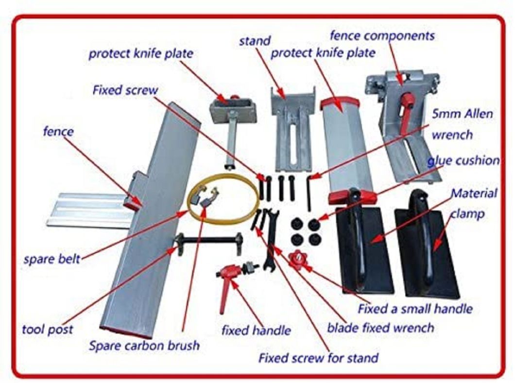 Powerful Electric 2 in 1 Planer &Thicknesser -Table Power Tool