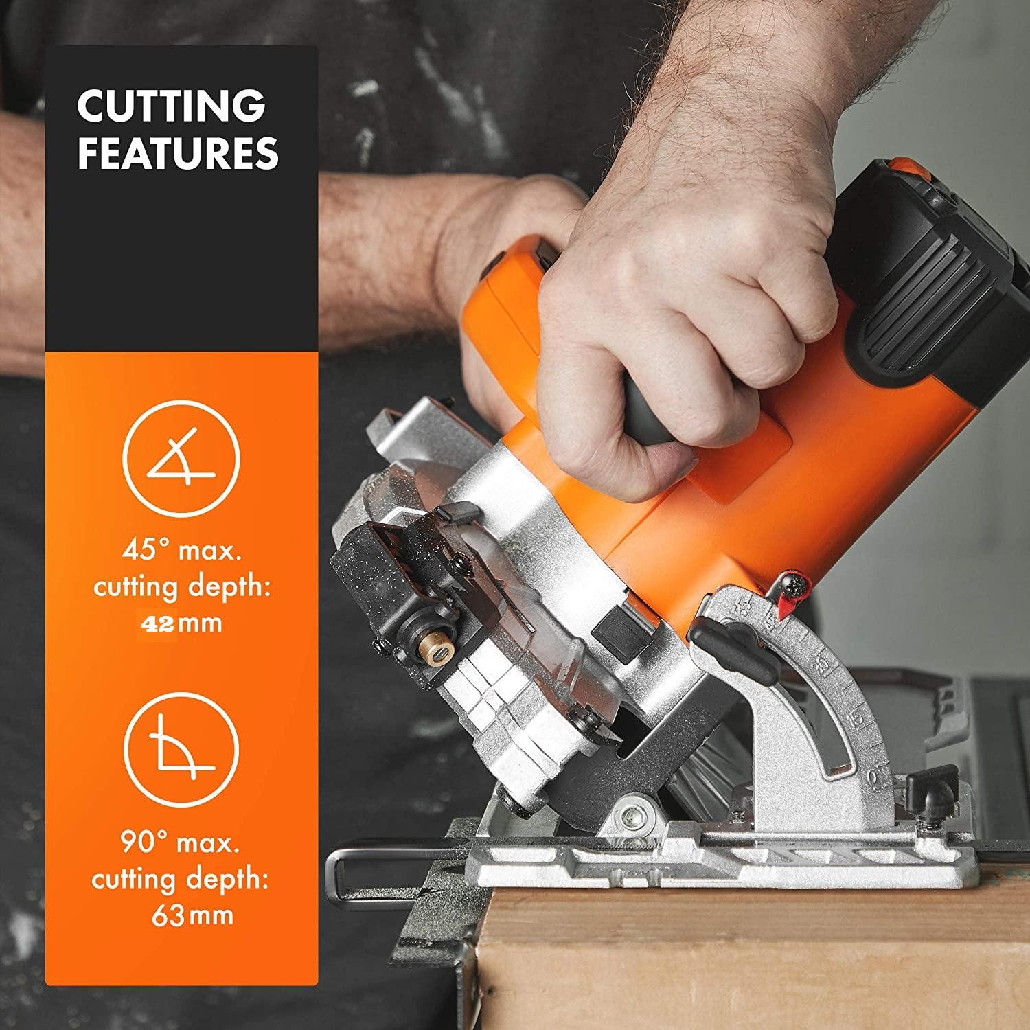 1200W 185mm Electric Circular Saw Power Tool