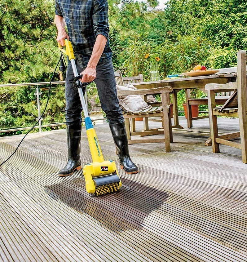 New Electric Weed Cleaner/Patio Sweeper/Ground Roller Sweeper Garden Power Tool