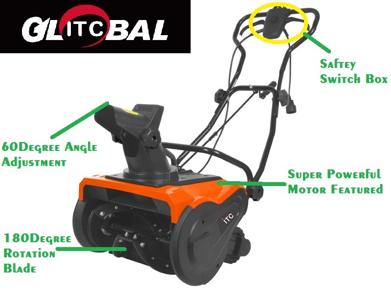 Bigger Snow Sweeping Size Professional Electric Garden Snowthrower/Sweeper/Blower-Power Tools