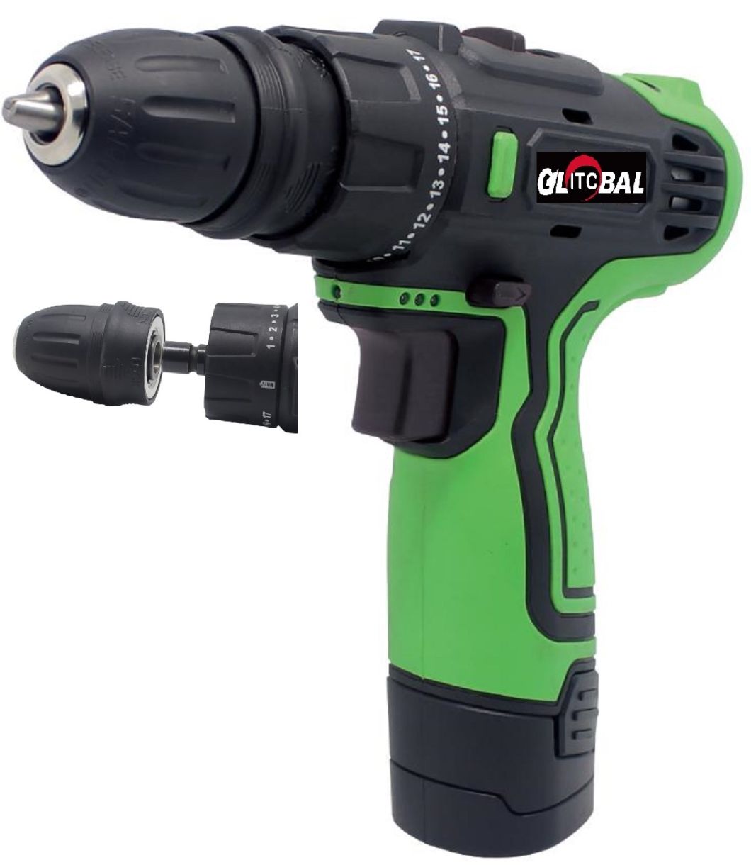 Professional Li-ion Battery Cordless Electric Impact Drill/Screwdriver-Power Tools