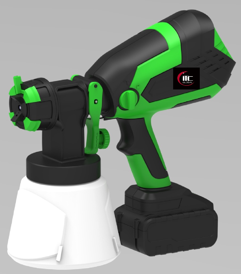 18V (20V Max) Greenline-Cordless/Electric Painting Sprayer Gun-Spraying Power Machine Tool