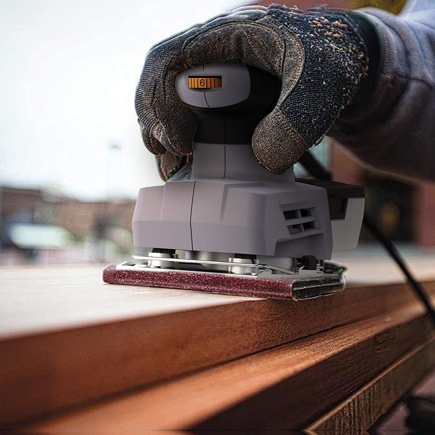 2022 Popular-1/3 Sheet-with Dust Collection Box-Electric Woodworking-Power Machine Tools-Sander