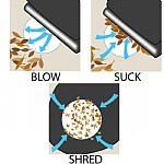 New Telescopic Tubes Design Electric Garden Blower/Vacuum/Shredder/Raker 4in1-Power Tool