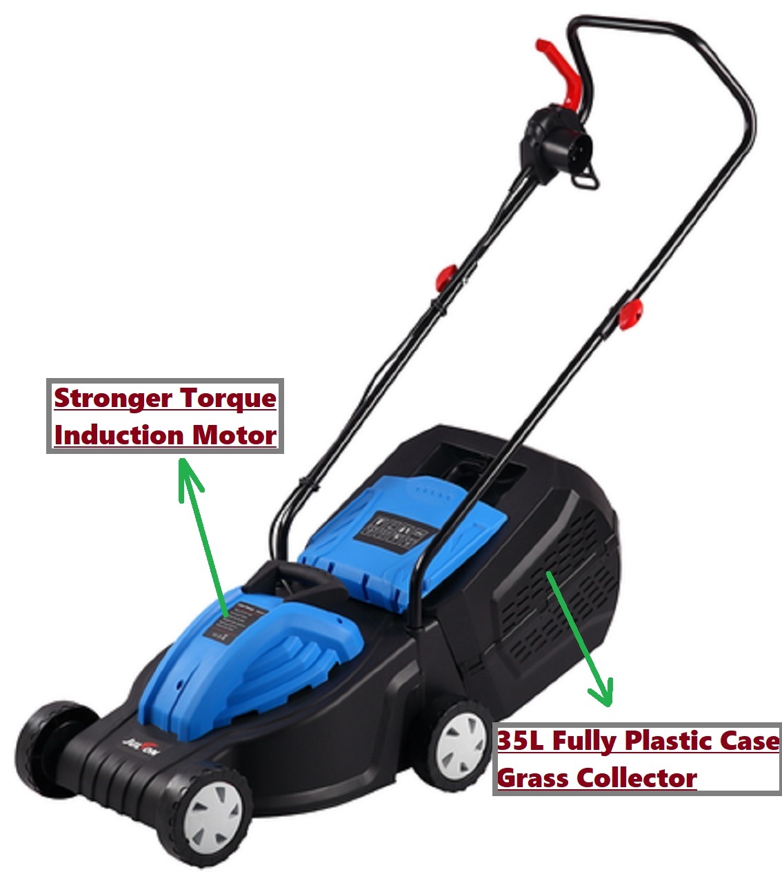 Gelw022 Induction Motor Powerful Electric Lawnmower-Garden Power Tools