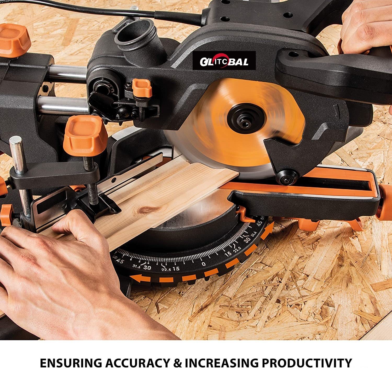 Ptms003 Powerful Electric Miter Saw-Table Power Tools
