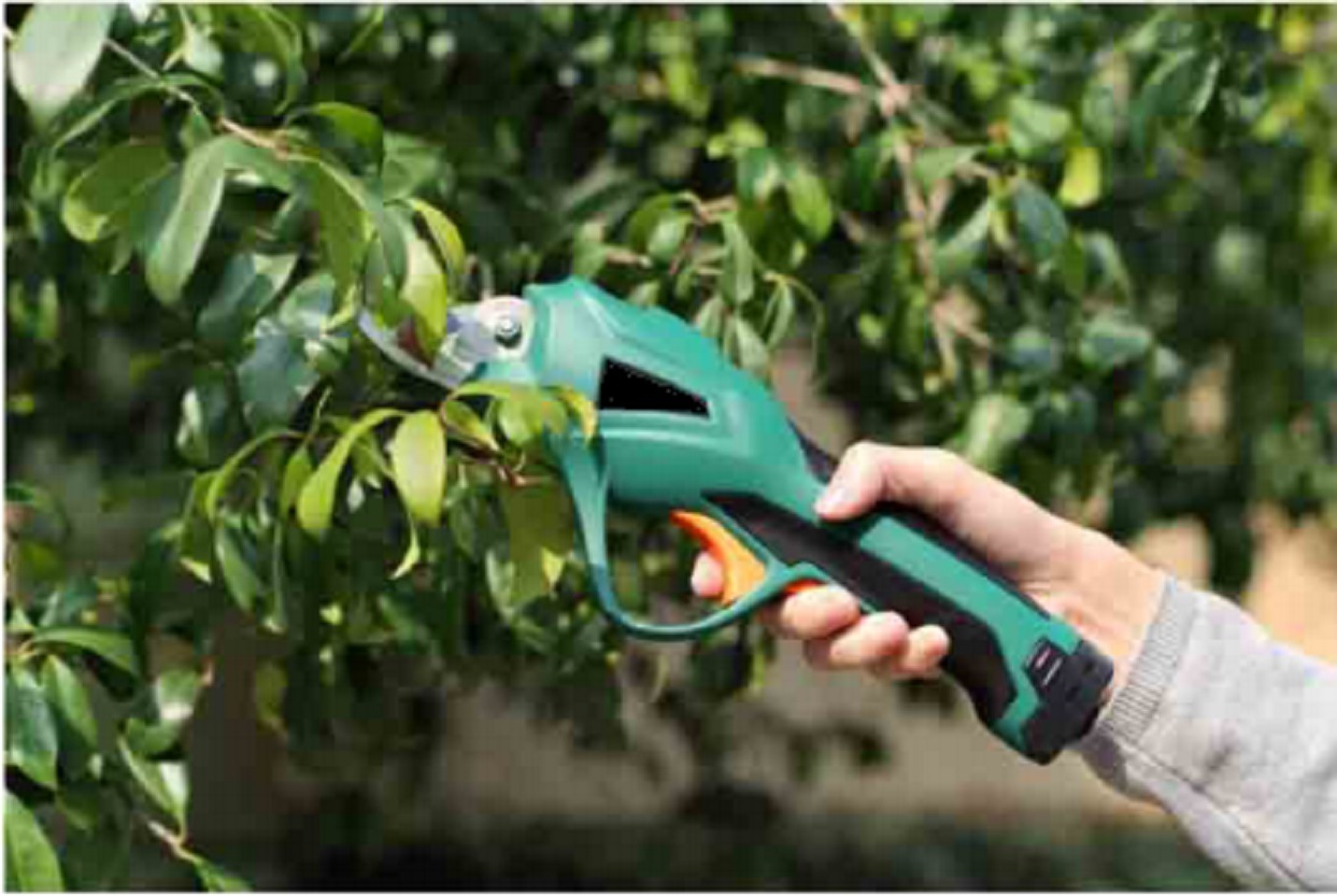 Lithium-Ion Battery Electric Cordless Branch Cutter-Secateurs Garden Power Tool