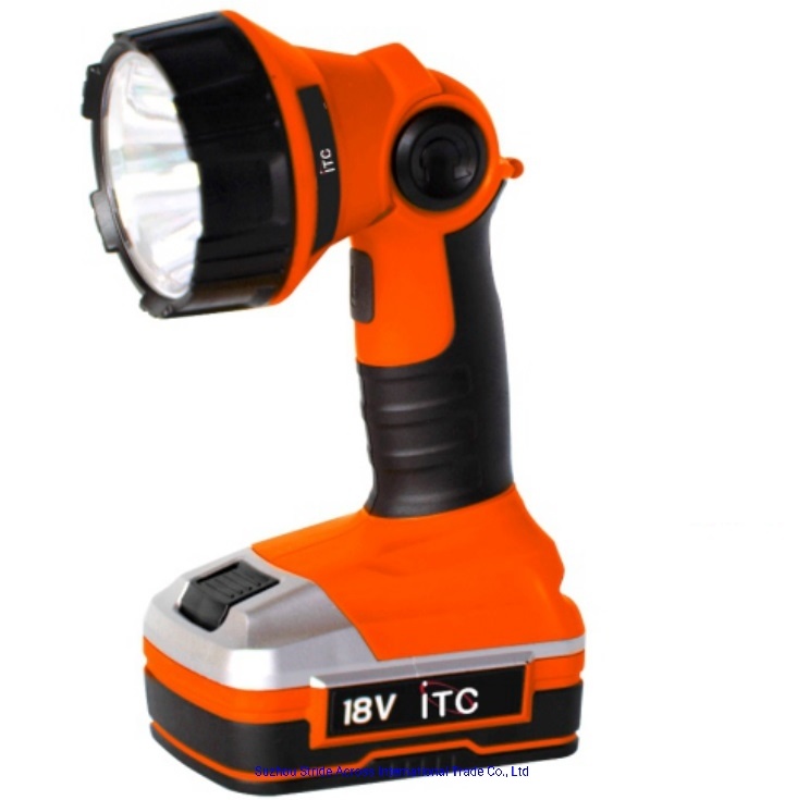 18V Max Power Lithium-Ion Battery Cordless Torch -Working Light