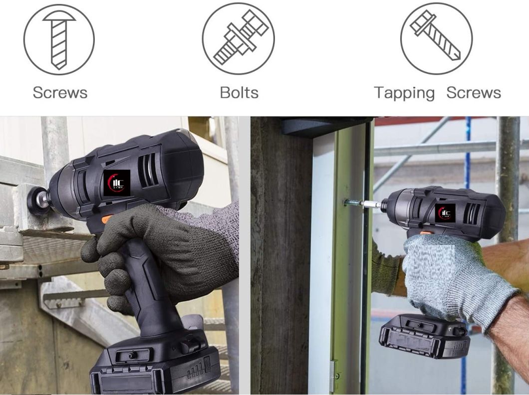 18V Max-Power Lithium-Ion Battery Cordless Impact Screwdriver