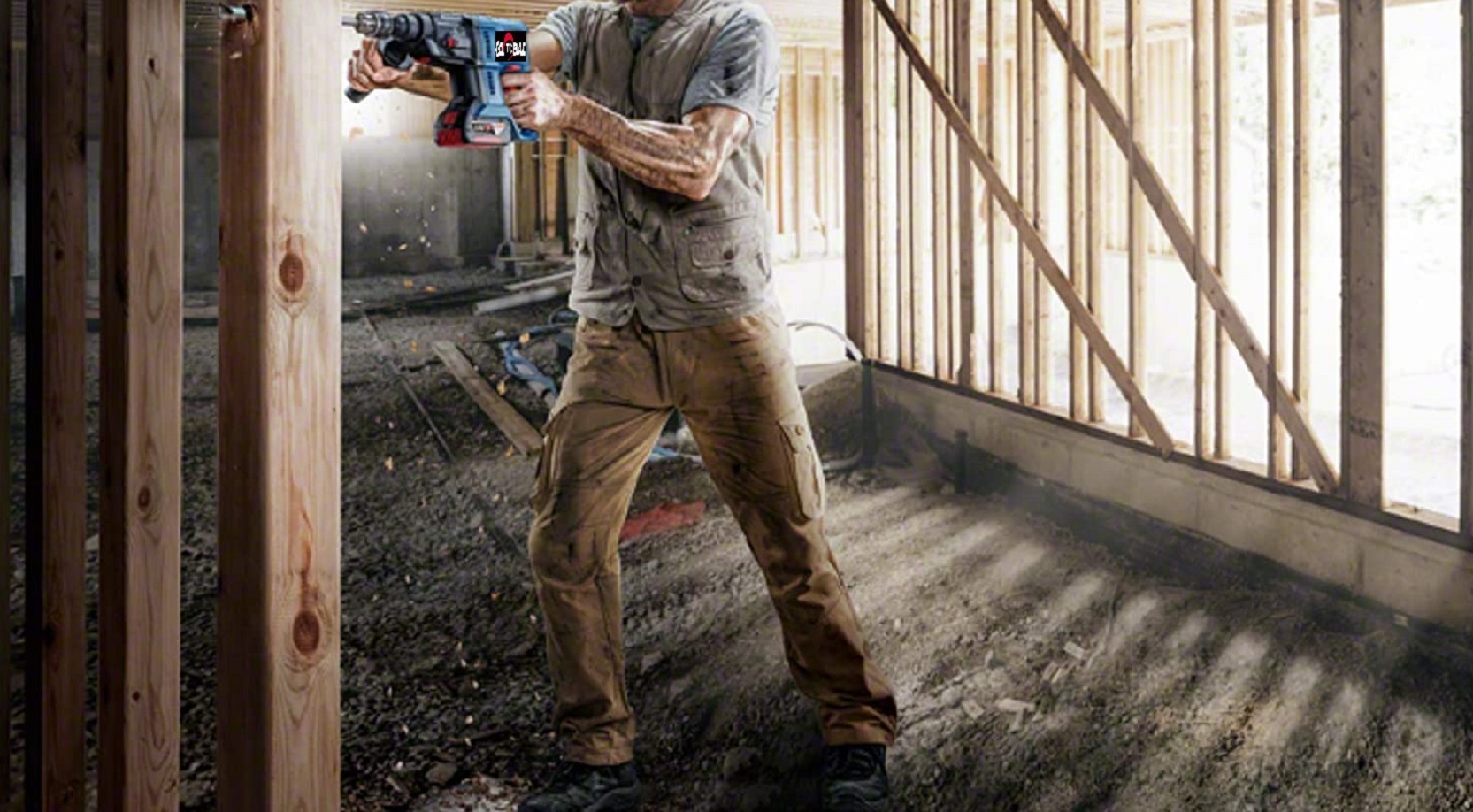 Electric Portable Rotary Hammer Drill/18V Battery Compatible Power Tool Range