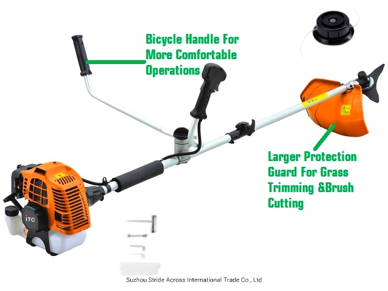 51.7cc 1.5kw Petrol Grass Trimmer/Brush Cutter Garden Machine Tool