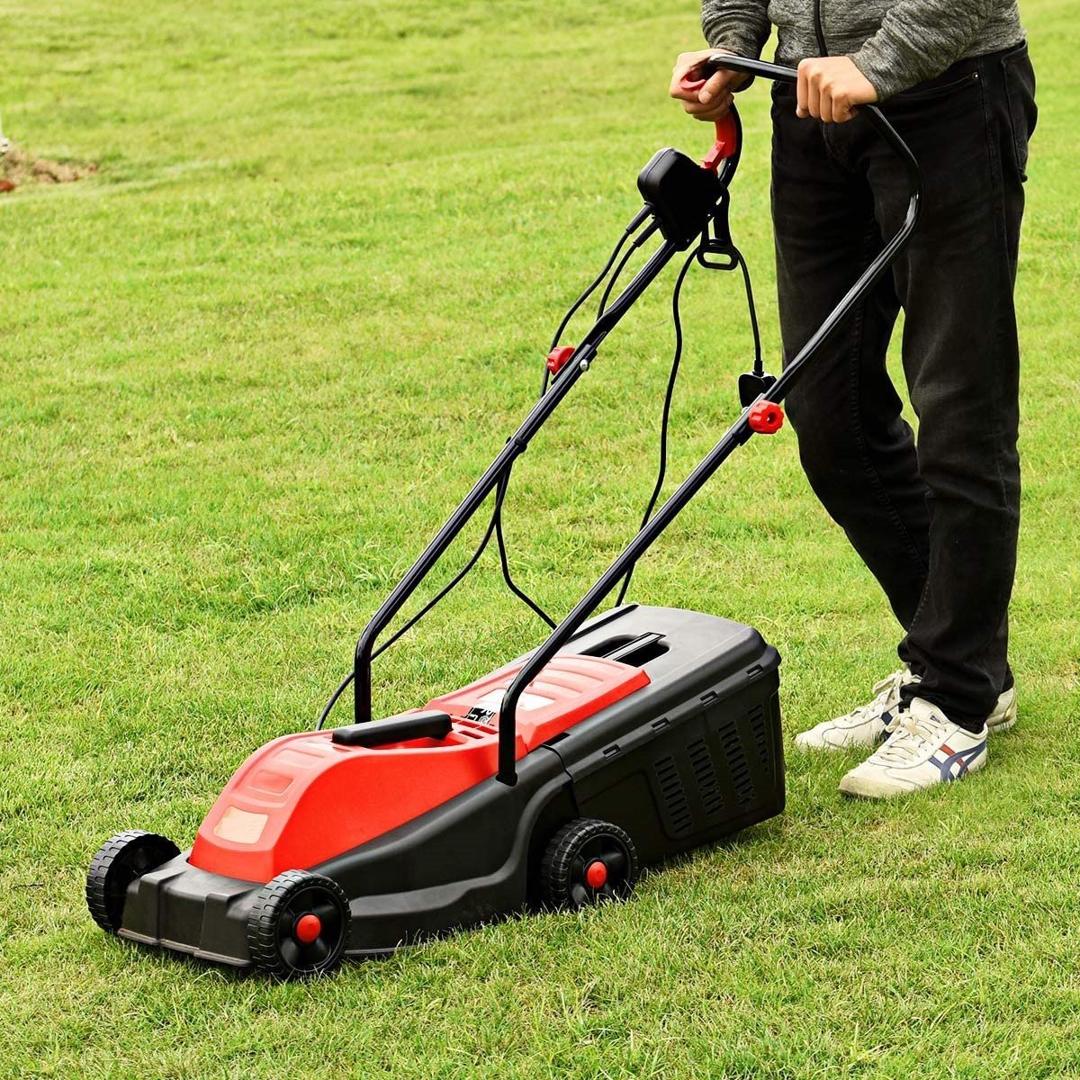 1400W Induction Motor Electric Lawnmower-Garden Power Tools