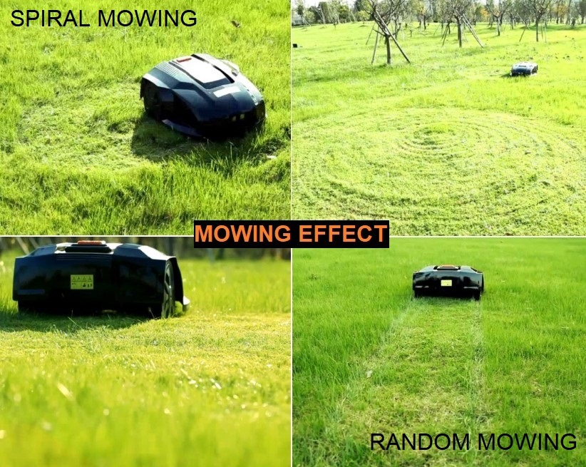 Brushless Motor Design-Automatic/Robotic-6600mAh Li-ion Battery-Cordless/Electric Remote/WiFi Controls-Robot Garden Lawnmower-Power Tools