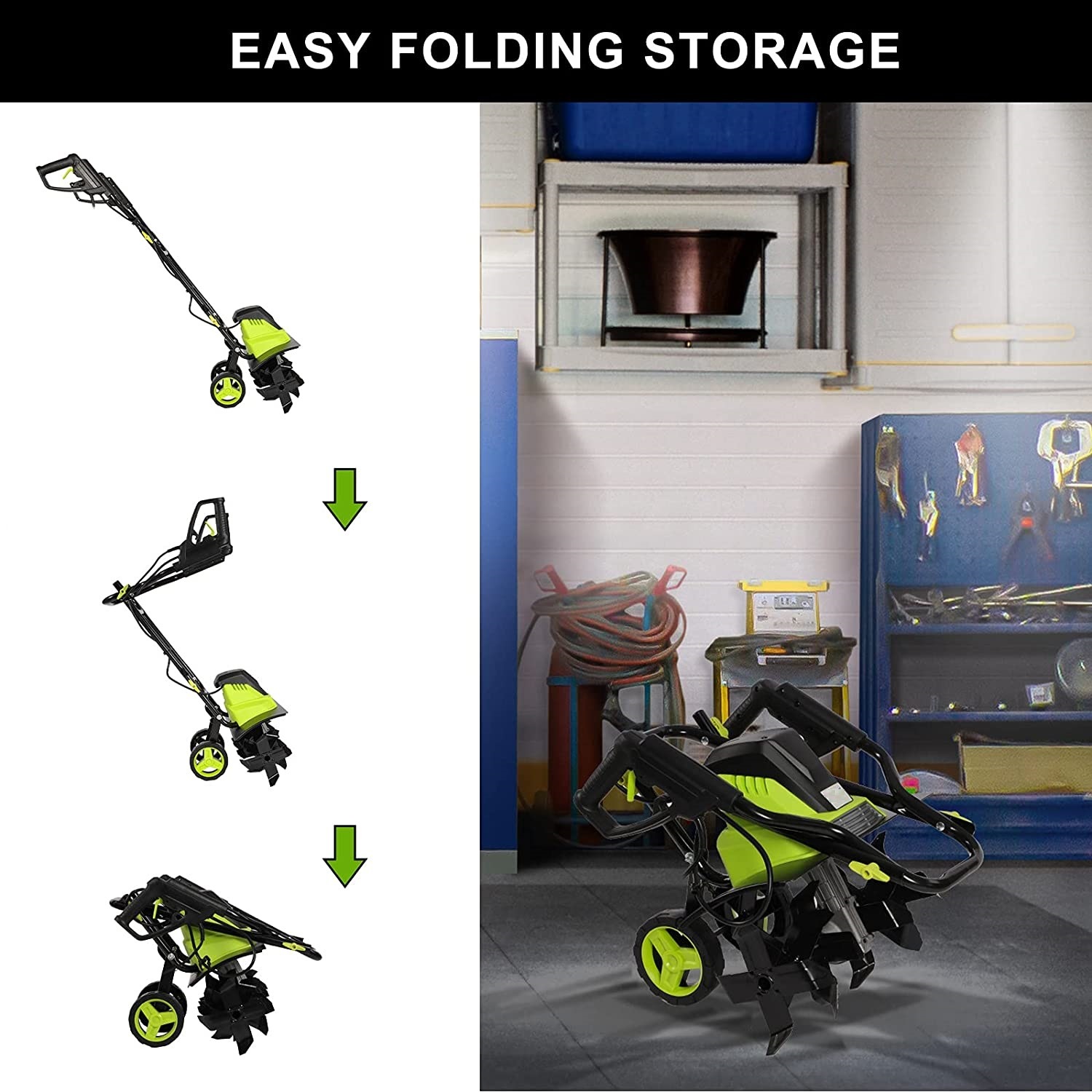 Most Popular-Bicycle Hande Design-Electric Cultivator/Tiller Farm/Garden Machine-Power Tools