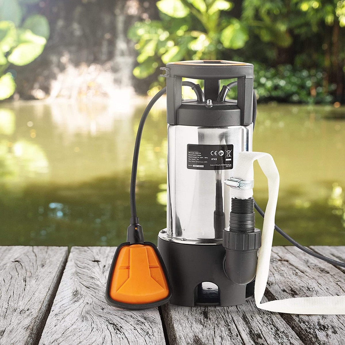 Powerful Electric Garden/Pool Dirty Water Pump/Submersible Self-Priming Pump-Power Tools