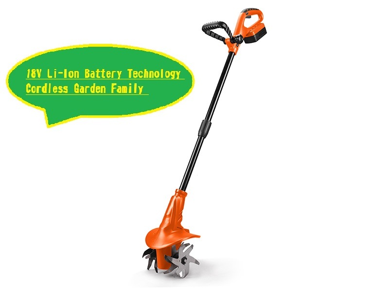 Powerful-DC18V/20V Max-Li-ion Battery-Cordless/Electric-Garden/Farm Cultivator/Tiller Machine-Power Tools
