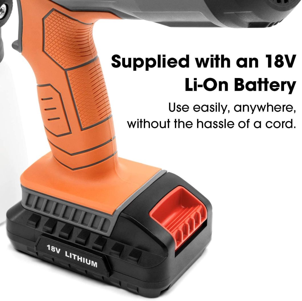 18V (20V Max) Greenline-Cordless/Electric Painting Sprayer Gun-Spraying Power Machine Tool