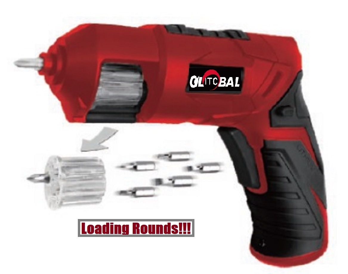 New Professional-Bits Storage Revolver Design-Li-ion Battery-Cordless/Electric-Power Machine Tools-Screwdriver Set